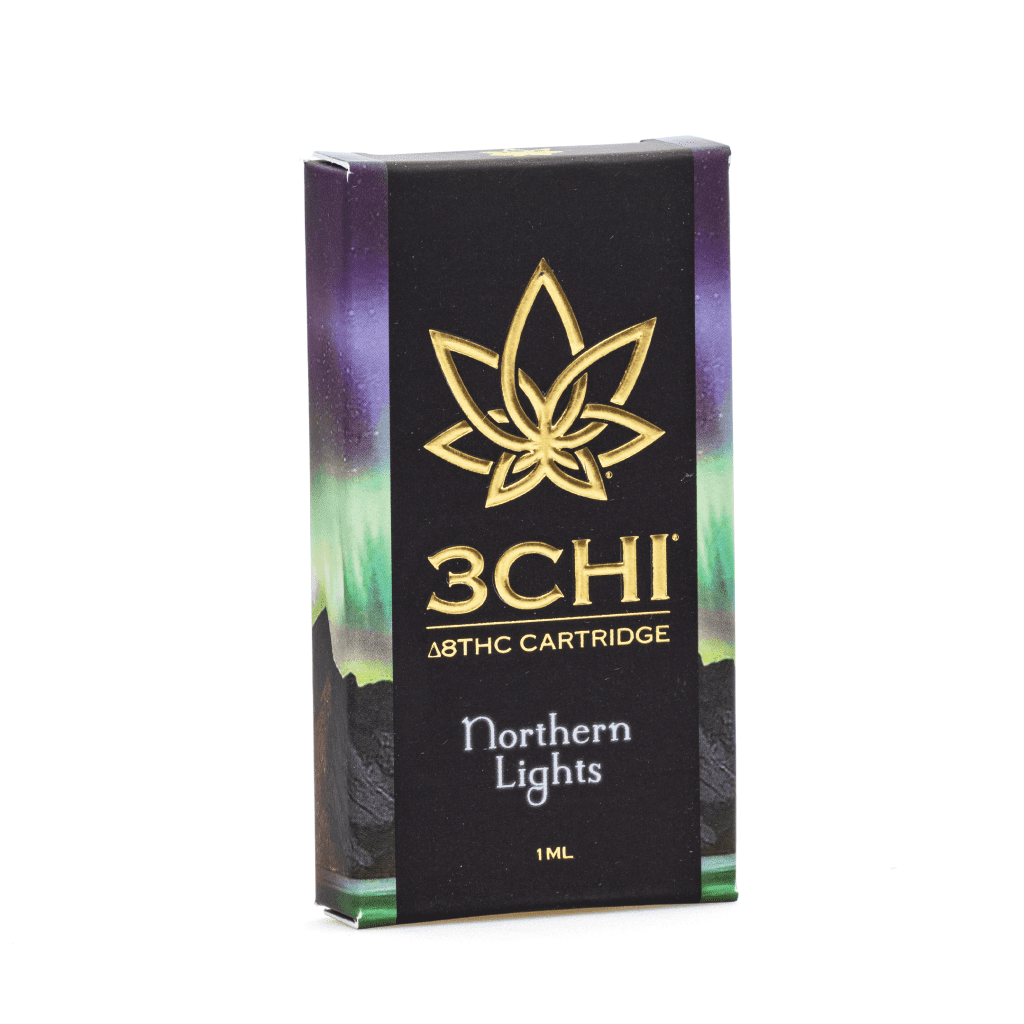 3Chi Delta 8 THC Vape Cartridge with Cannabis Derived Terpenes – Northern Lights - Image 2