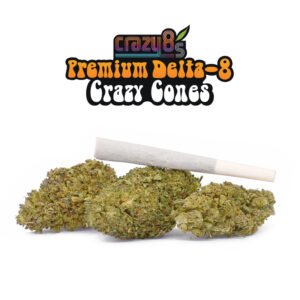 Delta 8 THC Pre Rolls- Crazy Cones