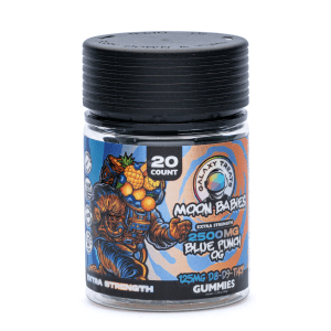 Galaxy Treats Delta 8 / Delta 9 / THCP Gummies – Blue Punch OG (2180 mg Delta 8 THC + 260 mg Delta 9 THC + 20 mg THCP Total) - Image 2
